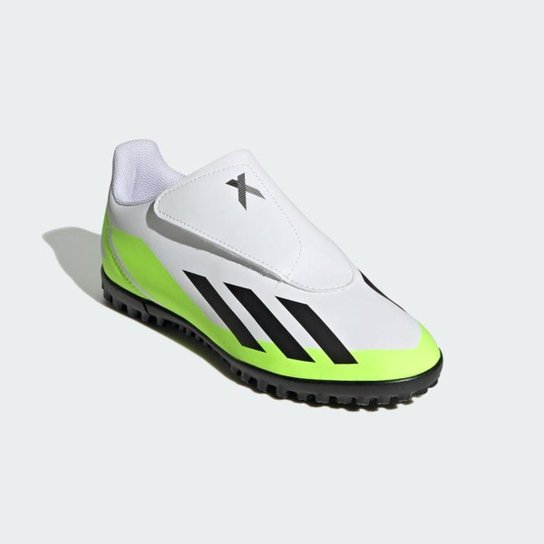 Chuteira X Crazyfast.4 Tira Aderente Society Infantil - Adidas IE4060