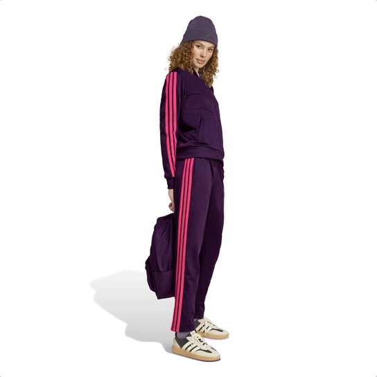Conjunto Adidas Feminino Essentials 3 Stripes