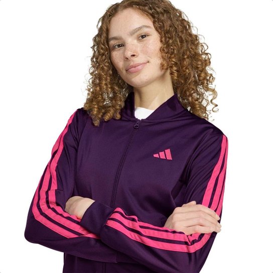 Conjunto Adidas Feminino Essentials 3 Stripes