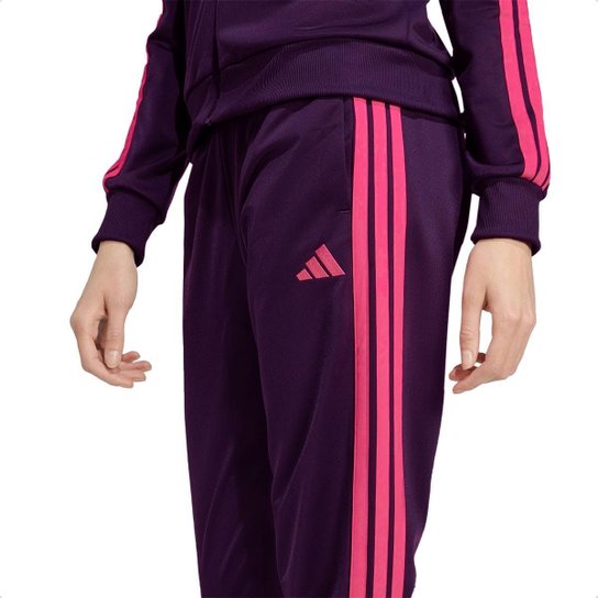 Conjunto Adidas Feminino Essentials 3 Stripes