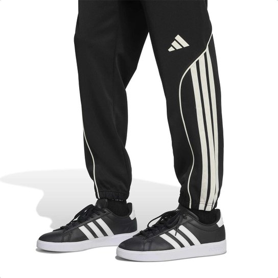 Conjunto Agasalho Adidas Masculino 3 Listras Stadium TS