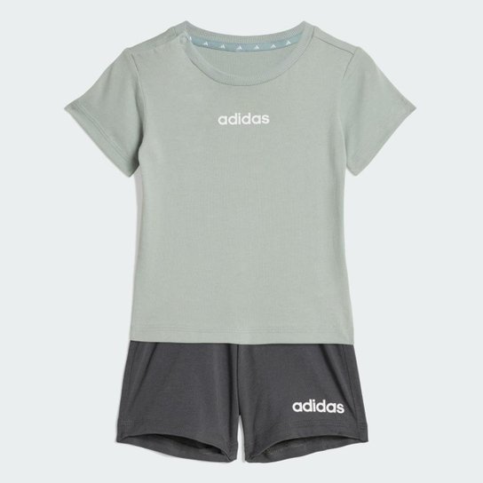 Conjunto Camiseta Essentials Infantil Adidas