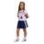 Conjunto Infantil Adidas Camiseta Disney Frozen - Roxo