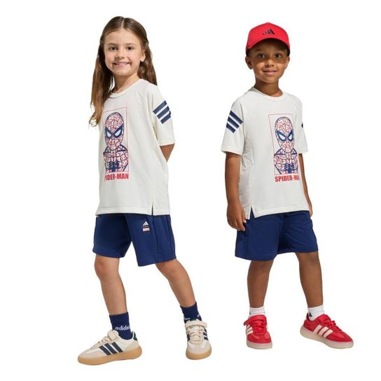 Conjunto Infantil Adidas Esportivo Marvel Homem-Aranha