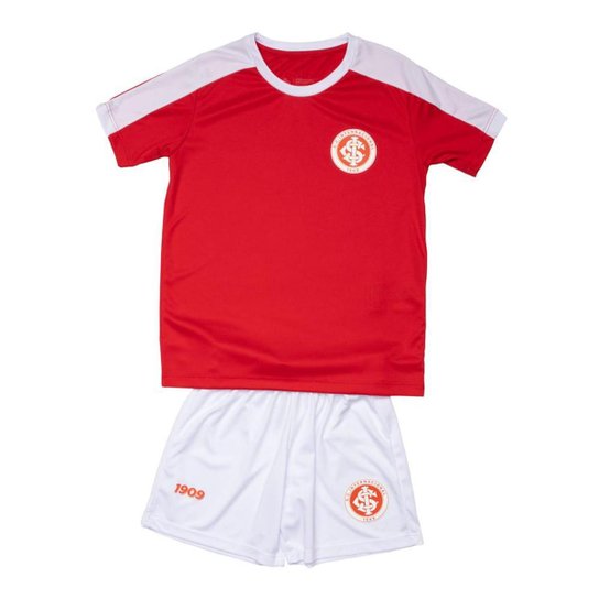 Conjunto Infantil Betel Internacional Menino Vermelho/Branco