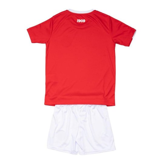 Conjunto Infantil Betel Internacional Menino Vermelho/Branco
