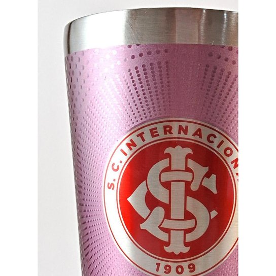 Copo térmico inox Oficial Internacional Rosa
