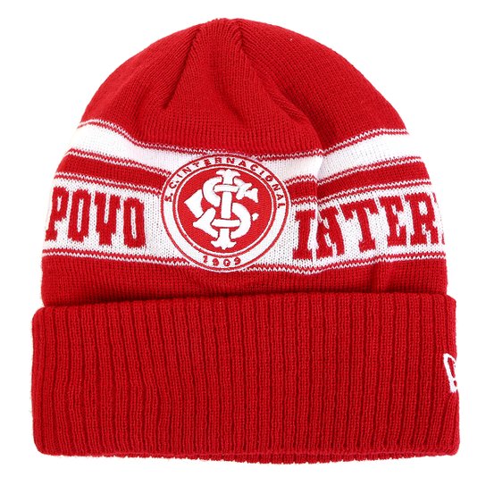 Gorro Internacional New Era Team Coler - Vermelho+Branco