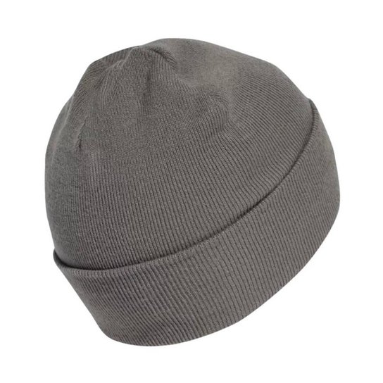 Gorro Touca Adidas Canelado Adicolor - Cinza