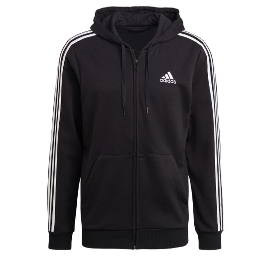 Jaqueta Adidas Essentials 3 Listras Masculina