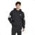 Jaqueta Adidas Masculina Moletom Com Capuz 3 Listras Future Icons - Preto+Branco