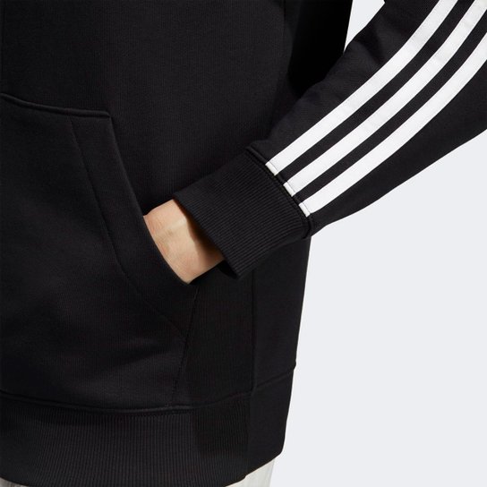 Jaqueta Adidas Moletom Essentials 3 Listras Masculina