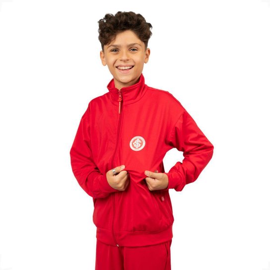 Jaqueta Agasalho Internacional Esportivo Sintético Juvenil Surf Center