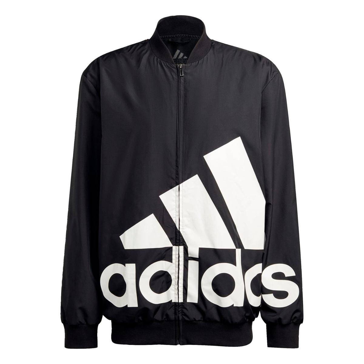 Jaqueta Corta-Vento Logo AEROREADY Essentials-Preto Adidas | Loja