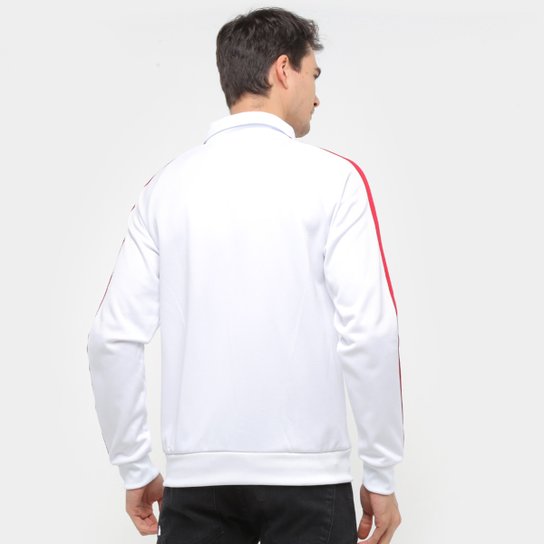 Jaqueta Internacional Retrô Mania Bicolor Masculina - Branco