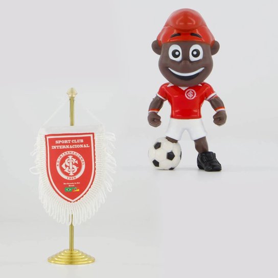 Kit Internacional Mascote e Estandarte de Mesa