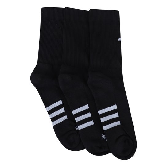 Kit Meia Adidas Cano Alto Performance 3 Pares