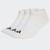 Kit Meia Adidas Invisível 3 Pares - Branco