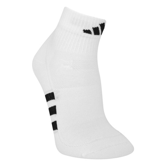 Kit Meia Adidas Performance Cano Médio - 3 Pares