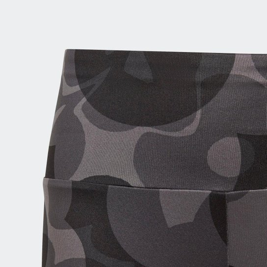 Legging 7/8 Cintura Alta Estampa Temporada Essentials AEROREADY Infantil Adidas