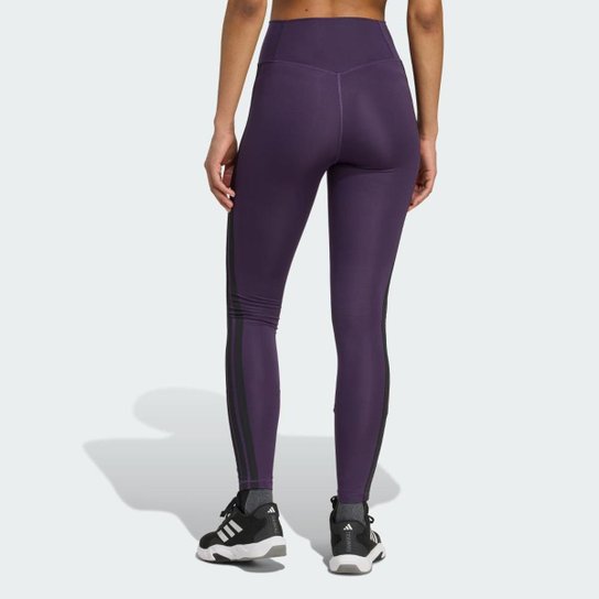 Legging 7/8 Optime Essentials Três Listras Adidas Feminina