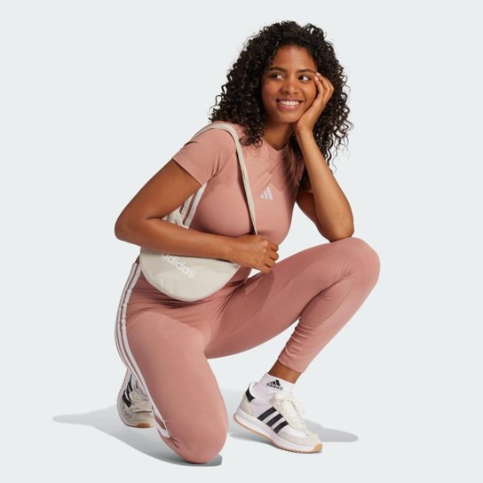 Legging Algodão Essentials 3-Stripes