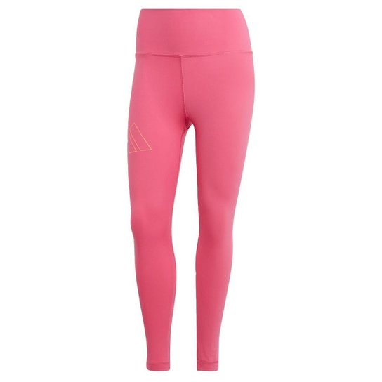 Legging De Treino De Cós Alto OptimeHyperbright-Cinza Adidas
