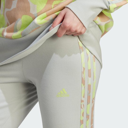 Legging Estampada Floral 3-Stripes Adidas