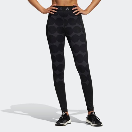 Legging Longa Marimekko Techfit Adidas