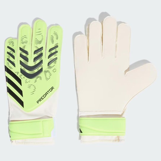 Luva Adidas Predator Training Goleiro Verde Fluorescente