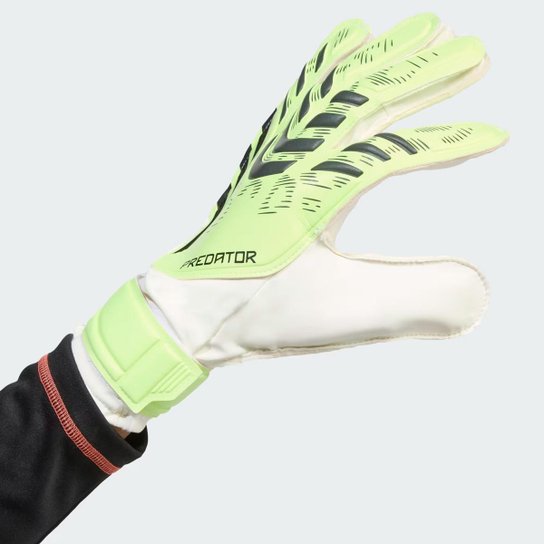 Luva Adidas Predator Training Goleiro Verde Fluorescente