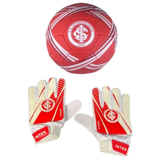 Luva De Goleiro Infantil DRB + Bola Internacional