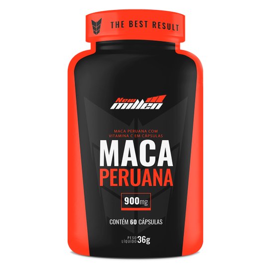 Maca Peruana Com Vitamina C New Millen - 60 Cáps -