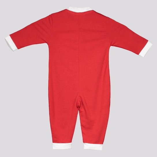 Macacão Internacional Colorado Manga Longa Infantil Vermelho