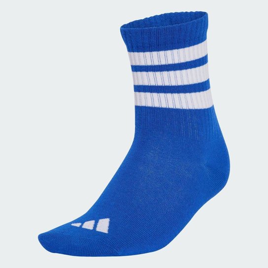 Meias Infantis Adidas Caneladas 3 Pares