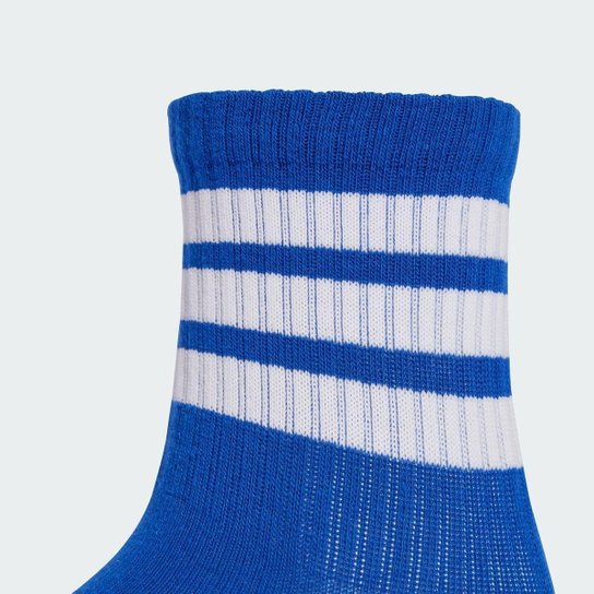 Meias Infantis Adidas Caneladas 3 Pares