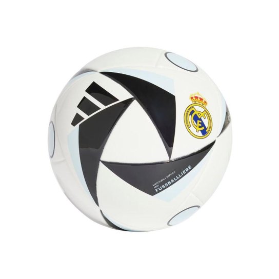 MINI BOLA REAL MADRID IX4020 - BRANCO/PRETO 1