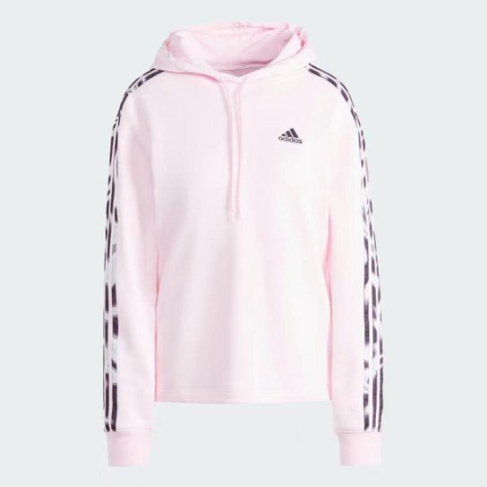 Moletinho Capuz Estampado 3-Stripes IL5873