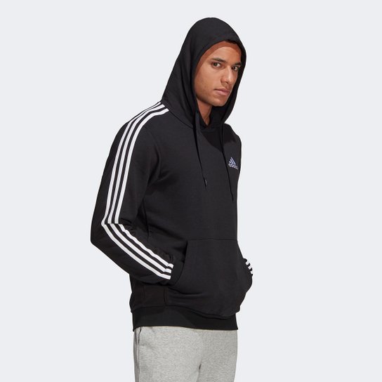 Moletom Adidas 3 Listras Logo Classic Masculino