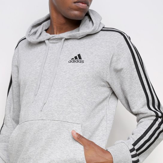 Moletom Adidas 3 Listras Logo Classic Masculino