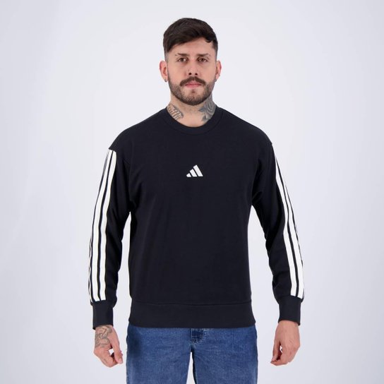 Moletom Adidas 3S Preto