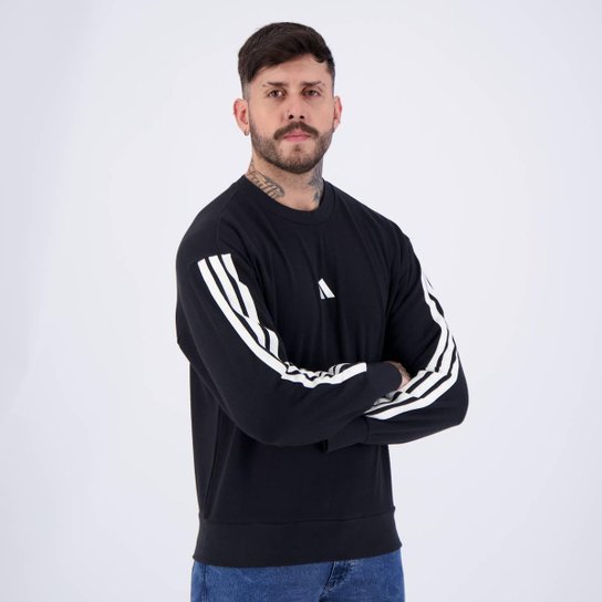 Moletom Adidas 3S Preto