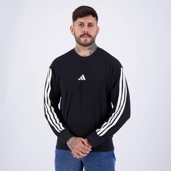 Moletom Adidas 3S Preto