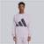 Moletom Adidas Essentials Big Logo Lilás e Preto - Roxo