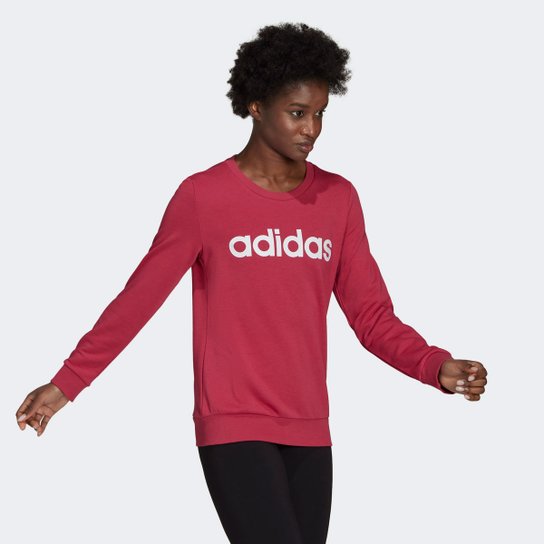 Moletom Adidas Essentials Linear Feminino
