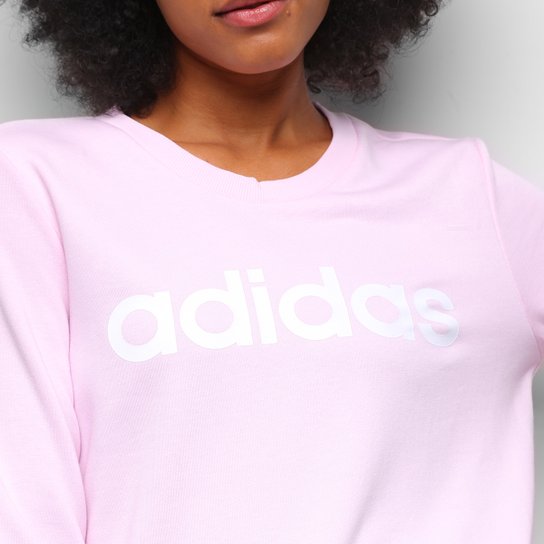 Moletom Adidas Essentials Linear Feminino