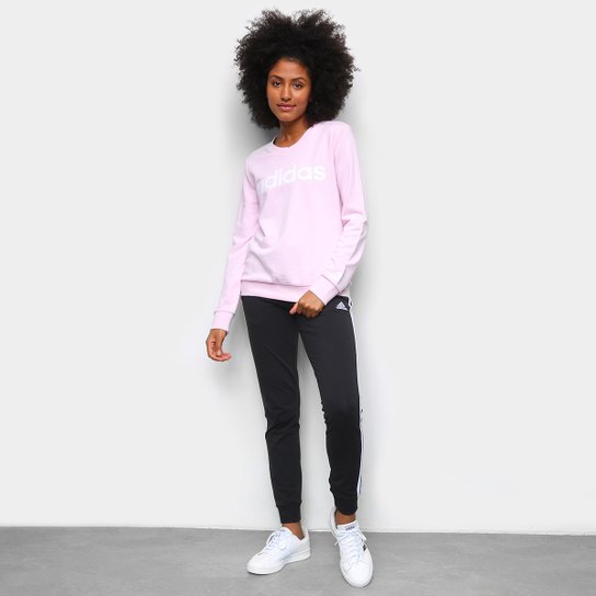 Moletom Adidas Essentials Linear Feminino