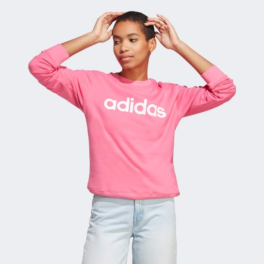 Moletom Adidas Logo Linear Feminino