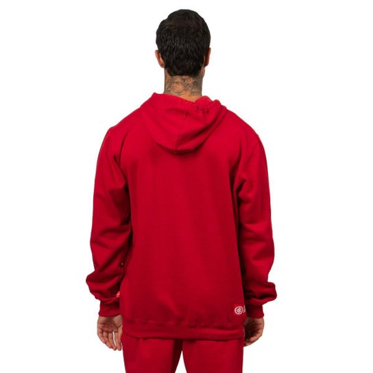 Moletom Canguru Aberto com Ziper Capuz Internacional Oficial