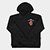Moletom Com Capuz Infantil Internacional - Preto